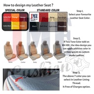 [JME CUSHION] MAZDA BT50 FITTING SEWN LEATHER SEAT *JAHIT MATI SEAT*