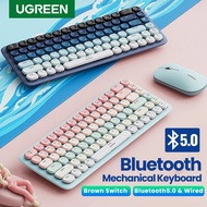 UGREEN KeyBoard Wireless Bluetooth 5.0/Wired Mechanical For MacBook IPad PC Tablet Phone Laptop