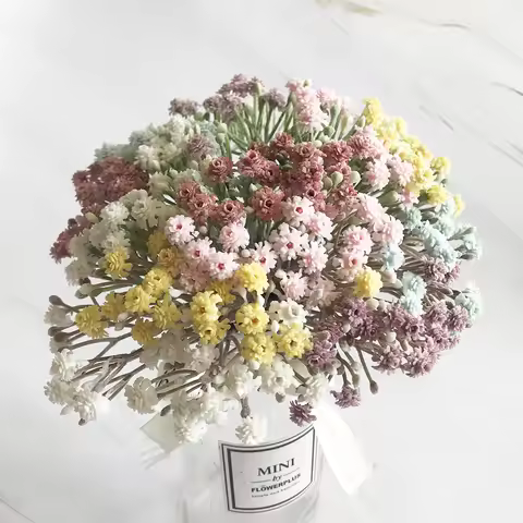 Simulation small bouquet rayon fake flower small flower broken flower wedding bridal bouquet party h