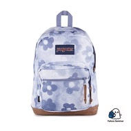 Jansport Right Pack Backpack Classic Tear-Resistant Material Laptop Interlayer Blue Purple Small Flo