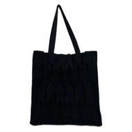 tion ANTA plantation Tote Bag Purse cotton black Direct from Japan Secondhand