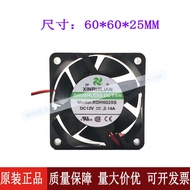 Original Xinruilian RDH6025S 6cm Fan 6025 12V 24V 0.14A Silent Cooling Fan