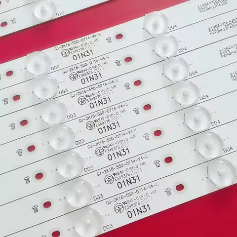 LED Backlight Strip 14lamp for Phil ips 55"TV 55PFF5701/T3 LB55072 55PUS6501/12 TPT550U2 EQLSHA.G GJ