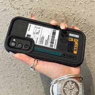 HP Phone Case For Samsung S24 FE S20 FE Samsung S21 FE Case Stylish Business Style Softcase Silicone