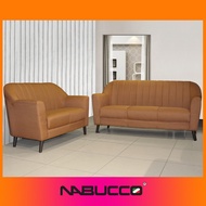 Nabucco S635 Designer 2+3 Sofa Set [Water Resistance Fabric or Casa leather][Delivery in West Malaysia Only]