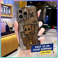Paper Bag Boy Casing For iPhone 15 Pro Max 11 12 13 14 Pro X Xs XR 7 8 Plus 11 Pro Max Transparent A