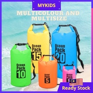 MYKIDS Waterproof Dry Bag 5L 10L 15L Outdoor Extra Thick Ocean Waterproof Backpack Swim Camping