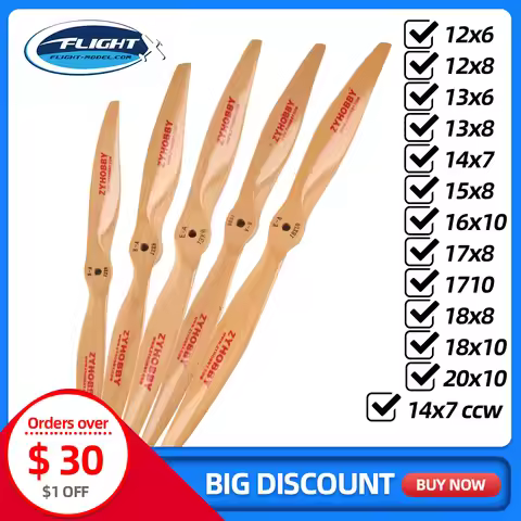 1Pc Electric RC Airplane Propeller Wooden Prop CW 14x7 16x10 12x6 12x8 13x6 17x8 18x8 18x10 20x10 Fo