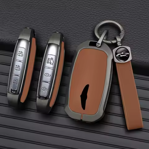Car Remote Key Case Cover Shell For HYUNDAI Genesis G80 2023 2024 2025 G70 G90 G90RS4 GV60 GV80 Seri