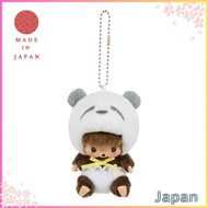 Sekiguchi Monchitchi Animal Bebicitchi SS Face Giant Keychain Plush Panda 205783 H10×W6.5×D7cm  chih
