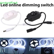 AUGUSTINE Led Dimmer Table Lamp Ceiling Fan Light Strip Dc 12v 24v For 3528 5050 5730 5630 Monochrome Knob Switch Controller