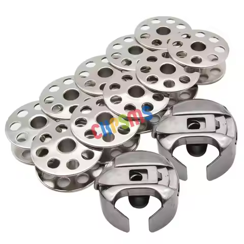 2pcs bobbin case&10pcs bobbin fit for BROTHER DB2-B740,B741,B745,,B746,B748,B797.JUKI DDL-201,DDL-56