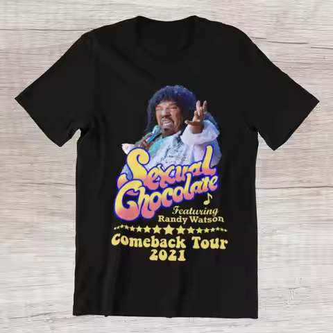 Sexual Chocolate Randy Watson T Shirt 1988 Coming To America Ring Spun Coton