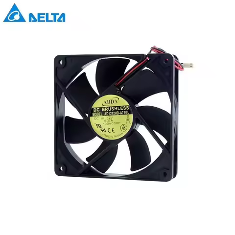 12025 12CM 120MM Case Cooling fan 12V 0.37A AD1212HB-A71GL For ADDA 120*120*25mm