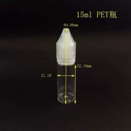 PET V3 Bottle 10ml 15ml 30ml Bundle with 5