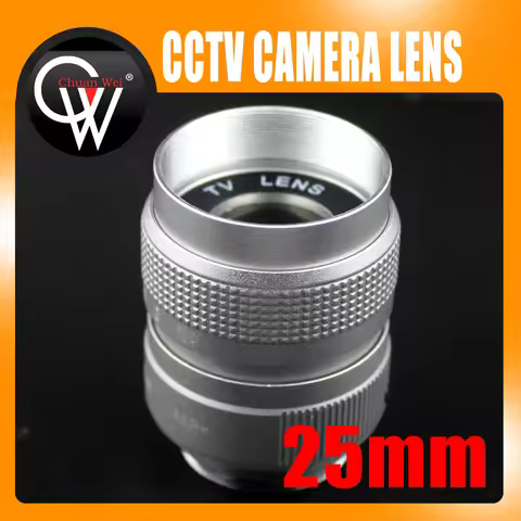TV 25mm Lens 1/2 C Mount CCTV f1.4 Lens for Canon EOS Micro 4/3 M4/3 Nex GX1 OM-D1 Camera Accessorie