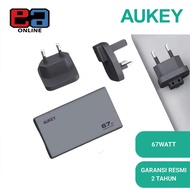 AUKEY PA-C4 Charger GaN 67W USB C Multi Port Fast Charging Ultra Slim