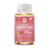 BEWORTHS Vegan Omega 3-6-9 Viên nang Phức hợp axit béo thiết yếu 5 trong 1 cho sức khỏe tim mạch & n
