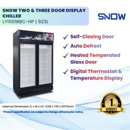 SNOW 2 DOOR CHILLER & FREEZER 923L BLACK (1 year Warranty) / LY1001BBC-HB /  LY1001BBF-HB