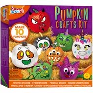 Klever Kits 40 pcs Halloween 3D Pumpkin Decorating DIY Craft Kits for Kids, Halloween Kids DIY Art a