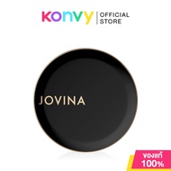 JOVINA Glamorous Skin Longwear Cushion SPF50+ PA+++ 12g # Crème คุชชั่นดำ โจวีน่า สูตร Semi-Glow สวย