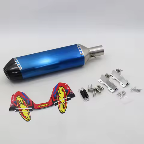 Inlet 50mm FMF 4T Exhaust Pipe Muffler For KTM 250 350 450 500 EXC-F (2011-2022) SX-F (2010-2018) Hu