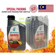 GTmotor 100% Local Original Petronas Sprinta F700 15W-50 Semi Synthetic F900 4T Motor Engine Oil Min