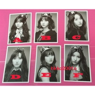 G Gfriend [Official Photocard] (Sub-Members) hkko2001a Girlfriend Photo Cards