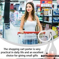 BOTTLEACCESS Trolley Master Key Token, Metal Detachable Shopping Cart Token, Portable Reusable Coin 