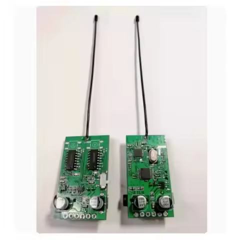 UHF Stereo Wireless Audio Transceiver Module, Audio Transmitter, Wireless Speaker Module, DIY Instru