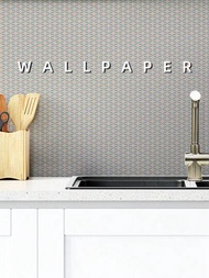 9入組3.94 X 7.87英寸pvc防眩光光澤裝飾性牆貼,模仿瓷磚,可用於廚房和浴室後擋板,防水剝離式壁畫貼紙,diy可拆式家居裝飾牆貼