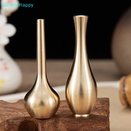 GentleHappy Mini Pure copper vase gold decor living room Antique vase unique flower vase sg