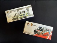(全新未開封) TINY 1/76 絕版AMS救護車 Amber救護車