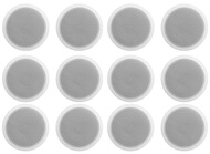 Rockville 12 CCL6T White 70V 6" Commercial Ceiling Speakers 4 Restaurant/Office