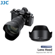 JJC HB-102 Lens Hood for Camera Nikon NIKKOR Z 24-120mm F4 S & Z 28-400mm F4-8 VR Lens Shade Protect