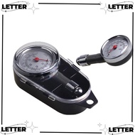 LET Tire Pressure Gauge, Metal Mini Dial Manometer, Diagnostic Repair Tool High Precision Tyre Meter