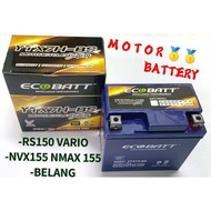 ECOBATT MOTORCYCLE BATTERY 12N5L-BS YB3L-BS YTX7H-BS YTZ5S-BS YTX7A-BS