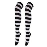 Hawthorne1 Long Striped Stockings Printed Femboy Thigh High Colorful Long Socks Stockings For Daily 