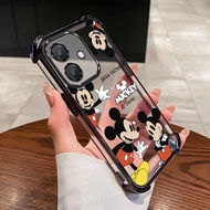 OPPO A5 Pro 5G A5i Pro A5x A3x A3 Pro 5G Custom Name Soft Case Mickey Protection Drop Candy Color Co
