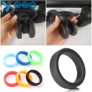 YVE 2Pcs Rubber Ring, Silicone Flexible Luggage Wheel Ring, Durable Elastic Thick Flat Diameter 35 mm Wheel Hoops Luggage Wheel