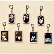 Death Note Acrylic Keychain, Double Side Keychain, Death Note Keychain, Anime Gift, L, Light Yagami,