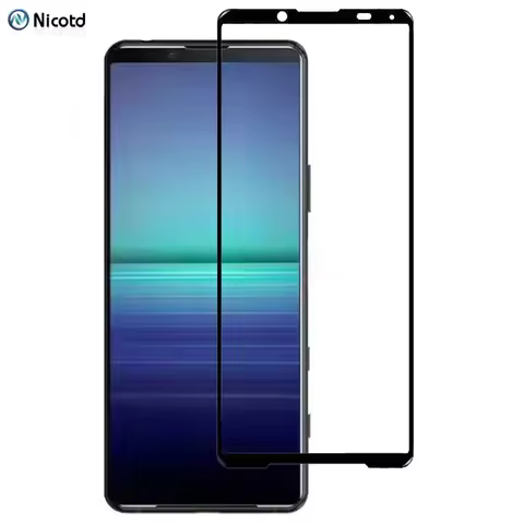 Full Cover Tempered Glass For Sony Xperia 5 II Full Glue Screen Protector For Sony Xperia II SO-52A,