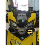 ❇►Yamaha Y15zr v2 head lamp guard carbon Y15 mxking Exciter150 case🇻🇳🇻🇳🇻🇳 accessories