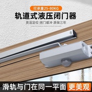 Guide Rail Type Hydraulic Slide Rail Silent Door Closer KFC Door Aluminum Profile Door Rail Type Hyd
