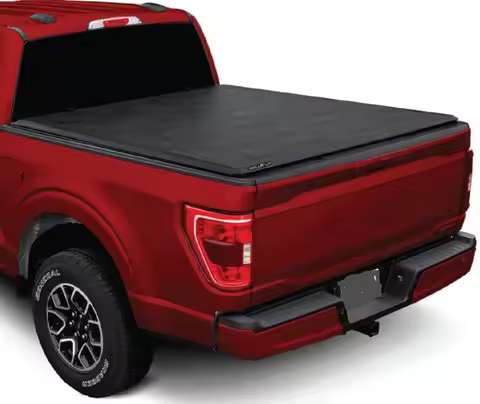 Soft Roll Up Truck Bed Tonneau Cover For Ford F-150 2004-2023 Ranger T6T7T8T9 Raptor With 5'/5.5'/6.
