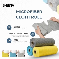 Microfiber Cloth Roll Premium Oil-Resistant Kitchen Roll Cloth, Microfiber Roll Cloth 25x25 Cm, Cont