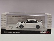開封品 INNO 64 出品 1/64 本田 思域 Honda Civic FD2 Mugen RR 模型車。