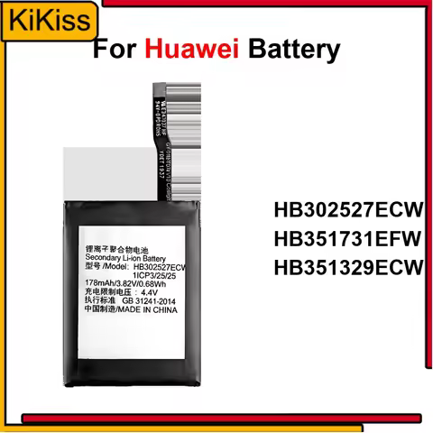 Watch Battery Safe HB351731EFW HB302527ECW HB351329ECW 100-180Mah For Huawei Honor Band Glory 5 6 Ma