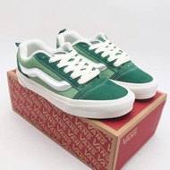 Vans Knu-Skool VR3 LX Green White Low-Top Casual รองเท้าผ้าใบ