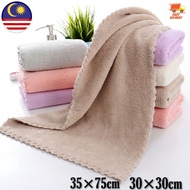35x75cm 30x30cm Coral Velvet Microfiber Bath Towel Absorbent Water High Quality Towel Tuala Mandi Ta